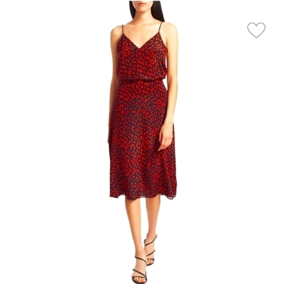 Alice+Olivia Contessa leopard print camisole red medium NWT - Picture 5 of 12